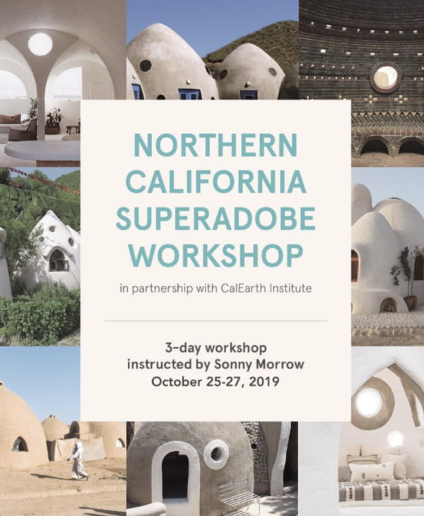 Fall SuperAdobe Workshop in Northern California – October 25–27