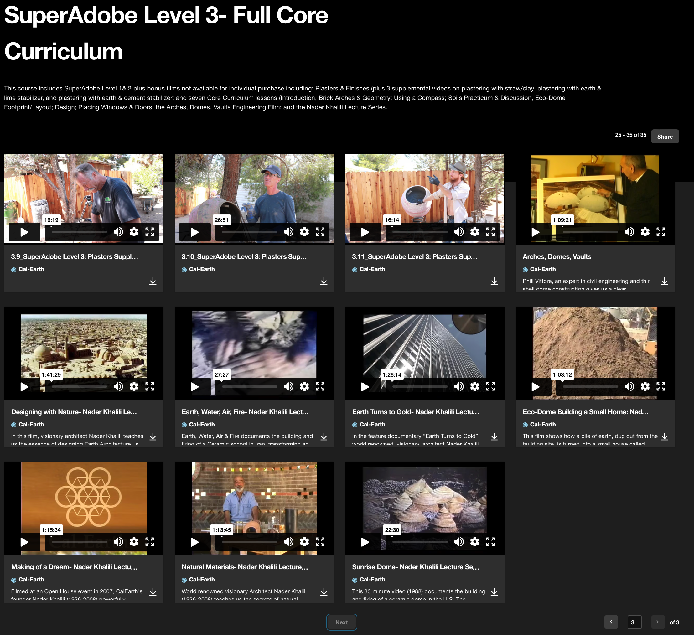 SuperAdobe Level 3 Online: Full Core Curriculum (Best Value)