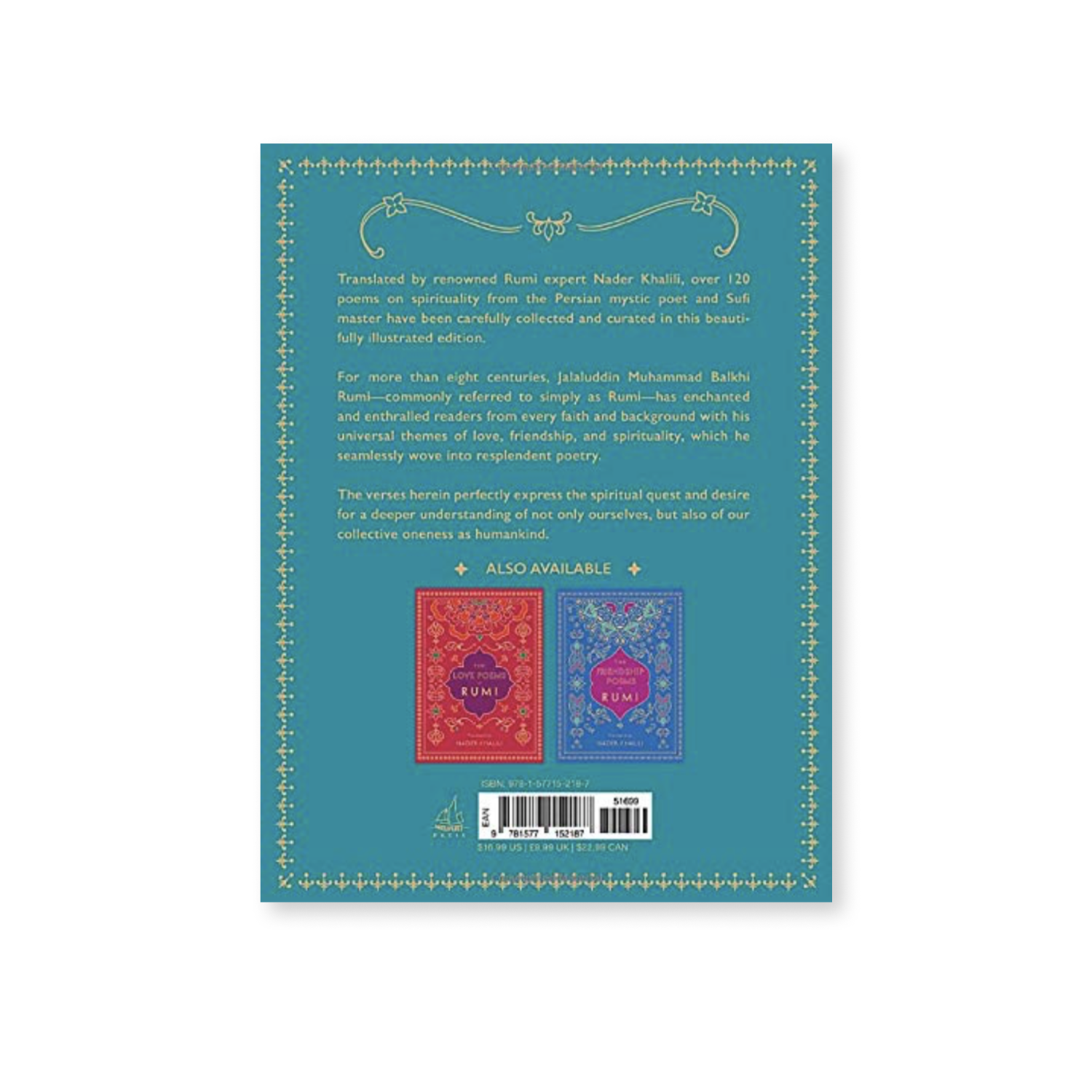 The Spiritual Poems of Rumi Book