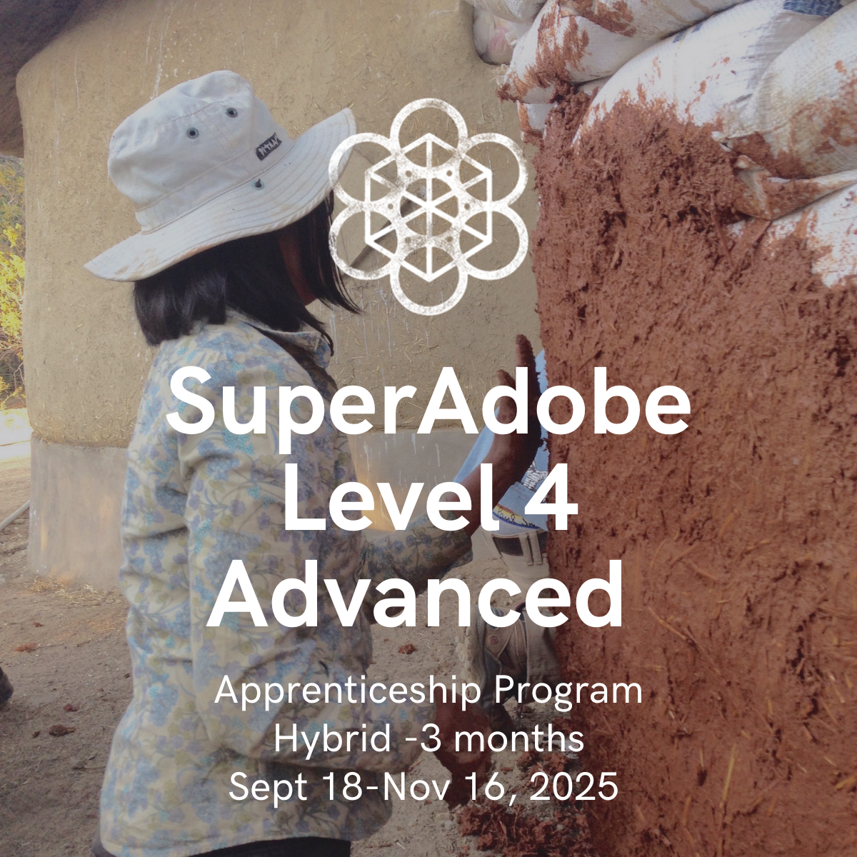 Deposit- 2025 SuperAdobe Level 4 Apprenticeship- NEW Three Month Hybrid Program